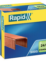 Rapid Agrafes Rapid 24/6 cuivré standard 5000 pcs