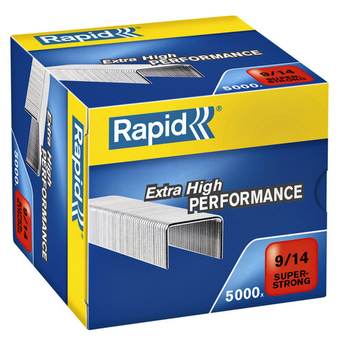 Rapid Agrafes Rapid 9/14 galvanisé super strong 5000 pcs