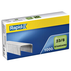 Agrafes Rapid 23/8 galvanisé standard 1000 pcs