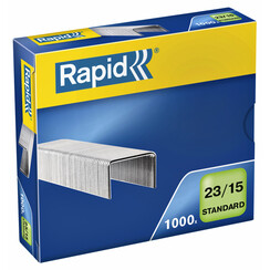 Agrafes Rapid 23/15 galvanisé standard 1000 pcs