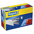 Rapid Agrafes Rapid 43/6 textile galvanisé strong 10000 pcs