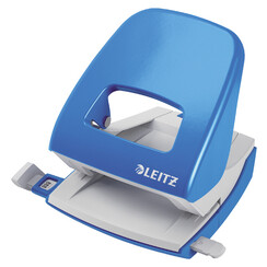 Perforateur Leitz 5008 2 trous 30 fls bleu clair