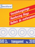Avery Zweckform Versterkingsringen Avery Zweckform 3510 13Mm 500stuks transp