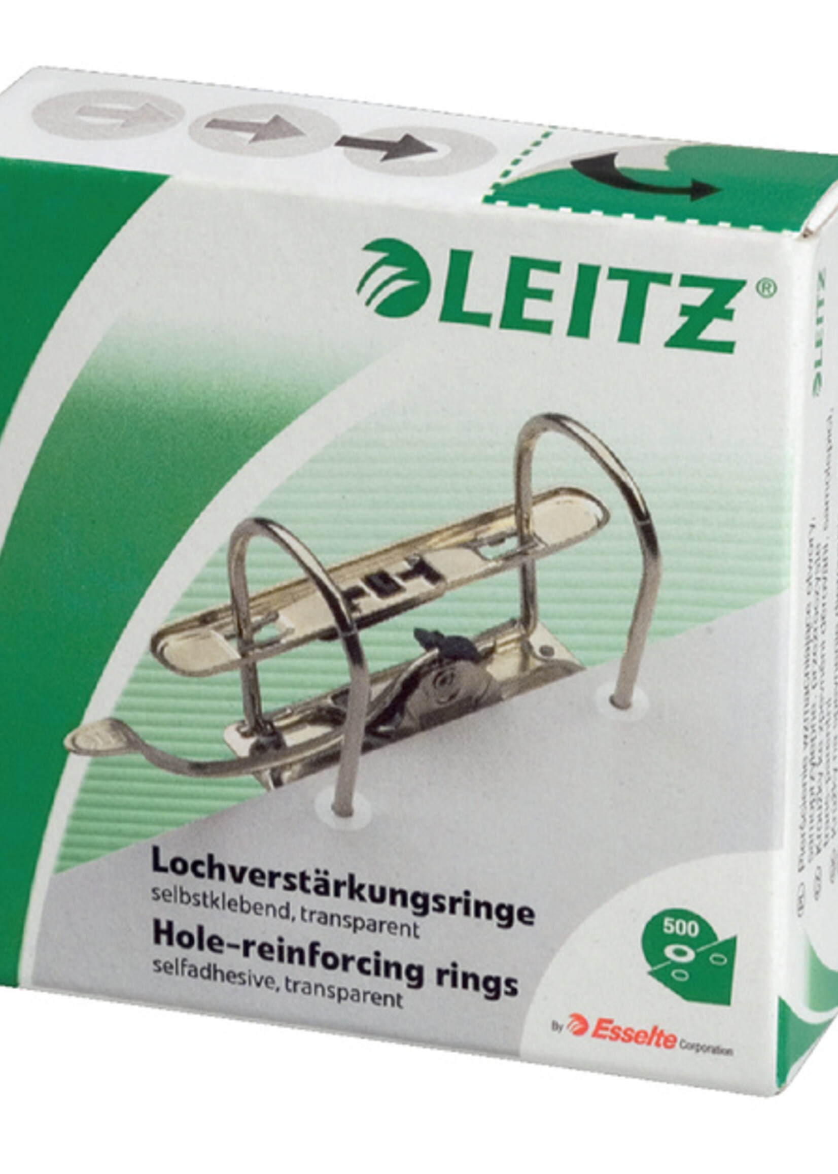 Leitz Versterkingsringen Leitz 1706 kunststof 500stuks transparant