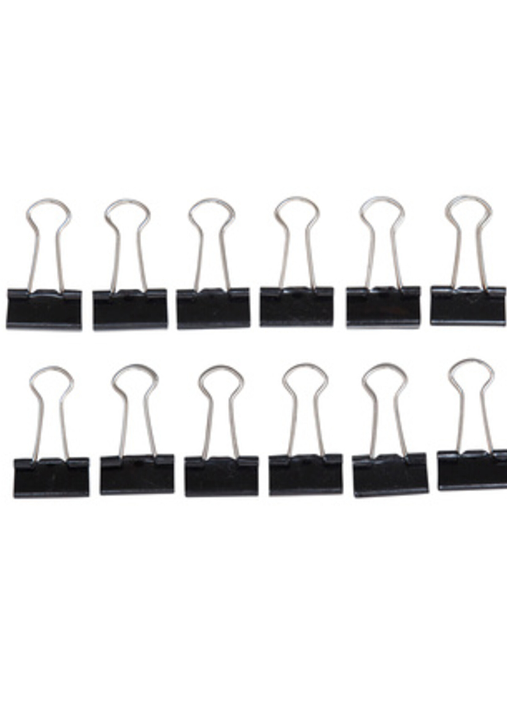 MAUL Papierklem MAUL 213 foldback 19mm capaciteit 7mm zwart