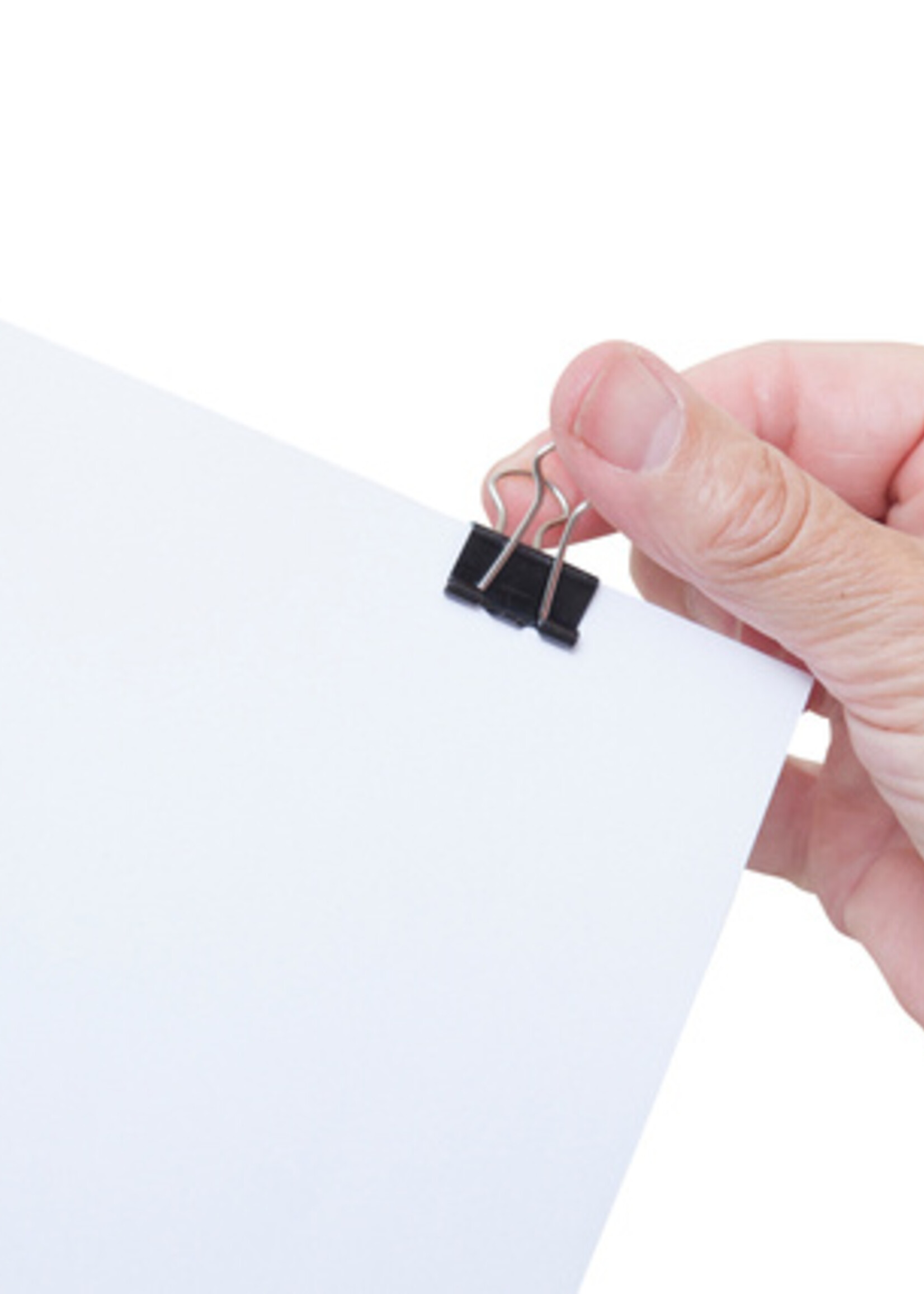 MAUL Pince à papier MAUL 213 Foldback 19mm capacité 7mm noir