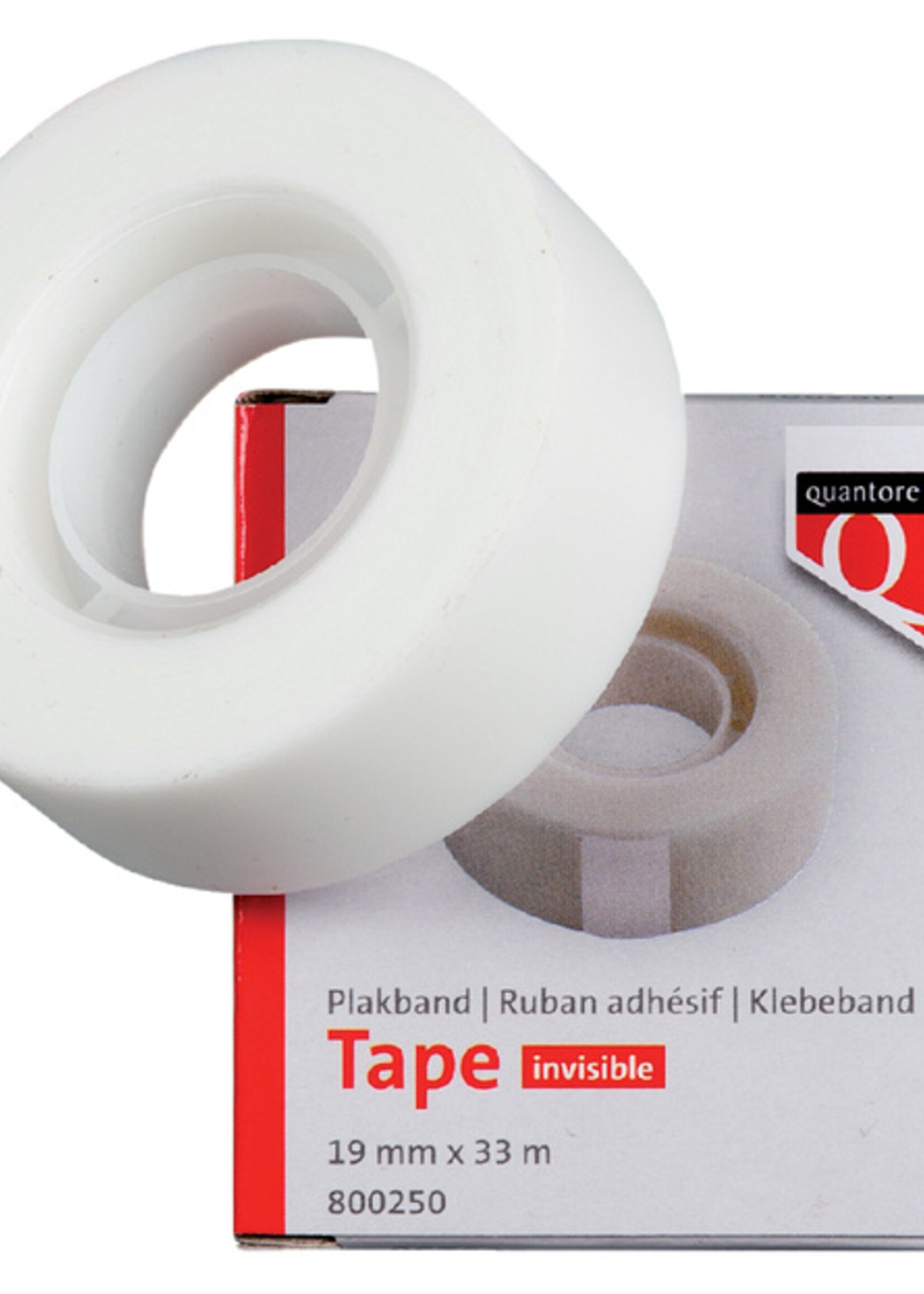 Quantore Ruban adhésif invisible Quantore 19mmx33m