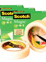 Scotch Ruban adhésif invisible Scotch Magic 810 12mmx33m