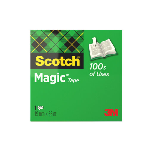 Scotch Ruban adhésif invisible Scotch Magic 810 19mmx33m