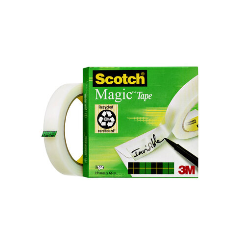 Scotch Plakband Scotch Magic 810 19mmx66m onzichtbaar mat