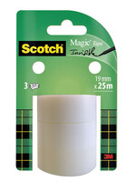 Scotch Plakband Scotch Magic 19mmx25m onzichtbaar