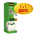 Scotch Ruban adhésif invisible Scotch Magic 810 19mmx33m 7+1 grat