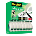 Scotch Plakband Scotch Magic 810 19mmx33m onzichtbaar mat 20+4 gratis