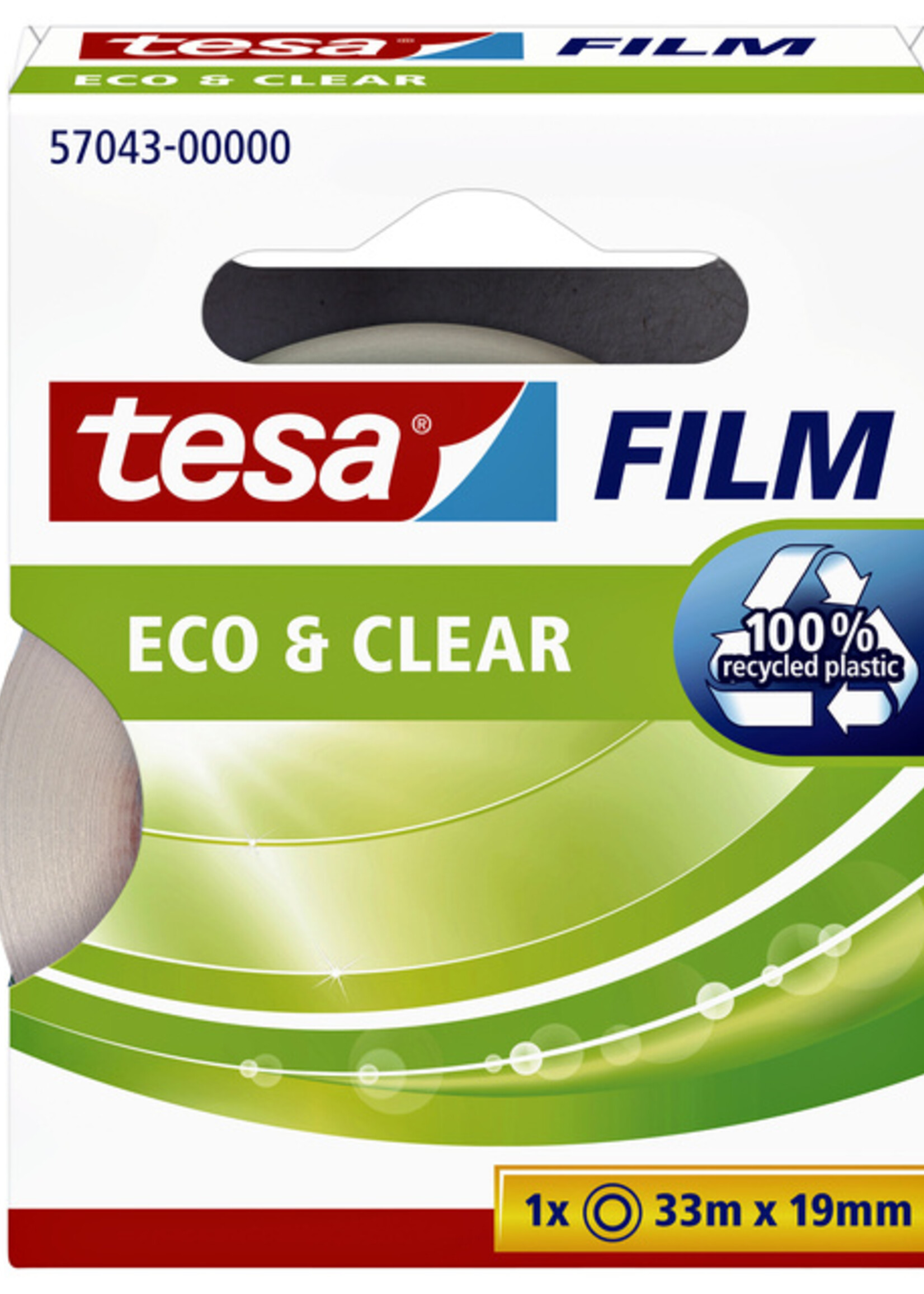 Tesa Plakband Tesa 57043 eco&clear 19mmx33m
