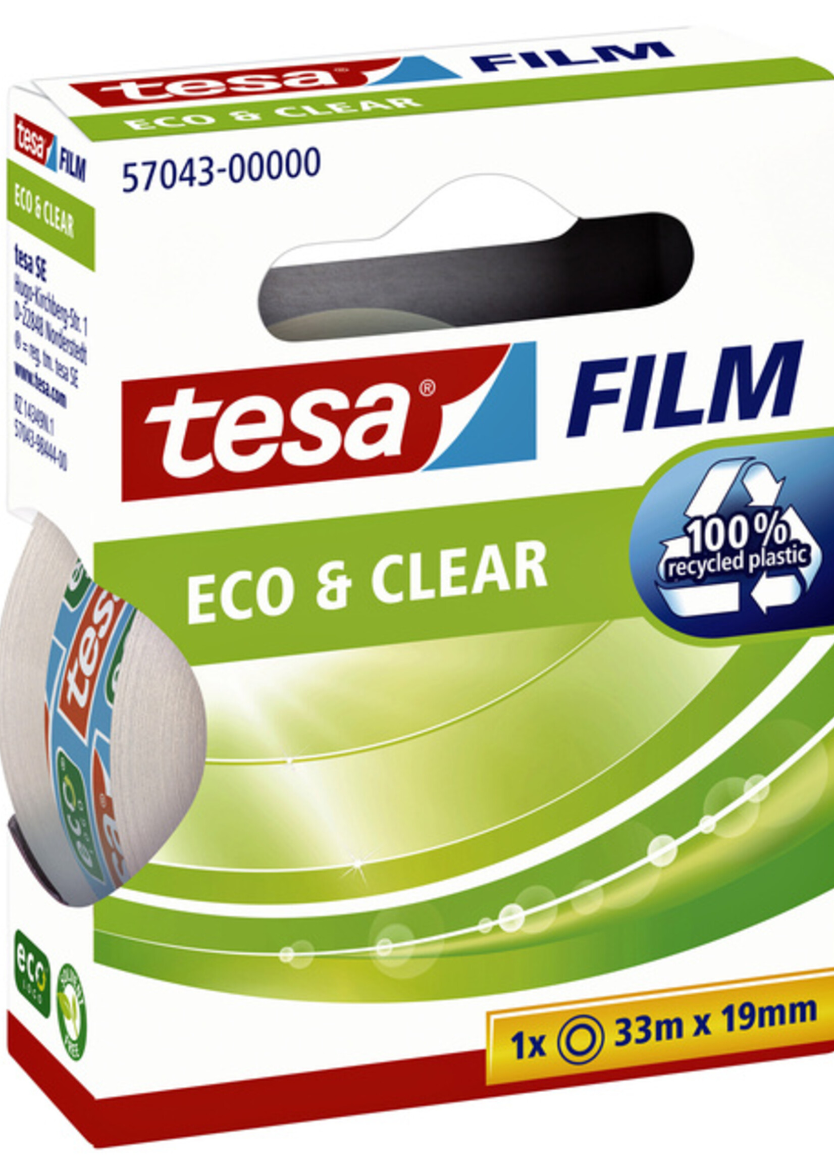 Tesa Ruban adhésif Tesa film Eco 19mmx33m