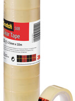 Scotch Plakband Scotch 508 15mmx10m transparant
