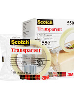 Scotch Plakband Scotch 550 15mmx66m transparant
