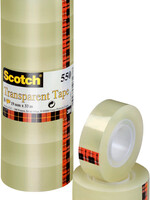 Scotch Plakband Scotch 550 19mmx33m transparant