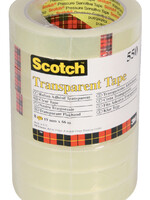 Scotch Plakband Scotch 550 19mmx66m transparant