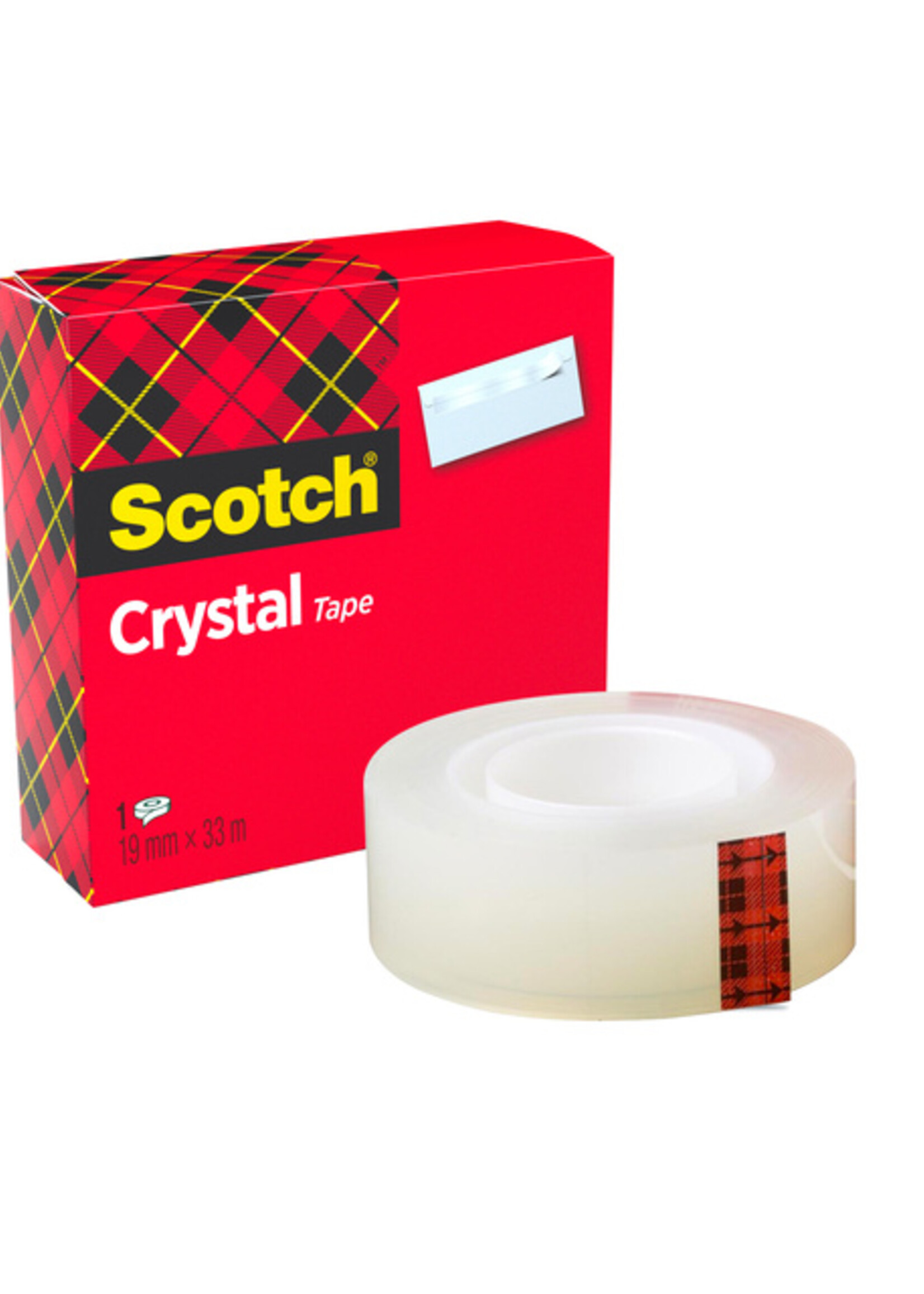 Scotch Plakband Scotch Crystal 600 19mmx33m transparant
