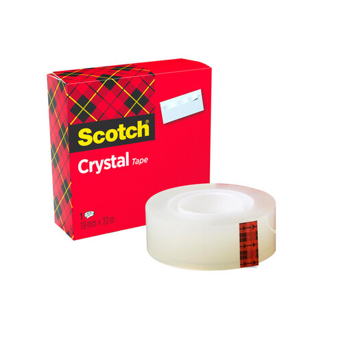 Scotch Plakband Scotch Crystal 600 19mmx33m transparant