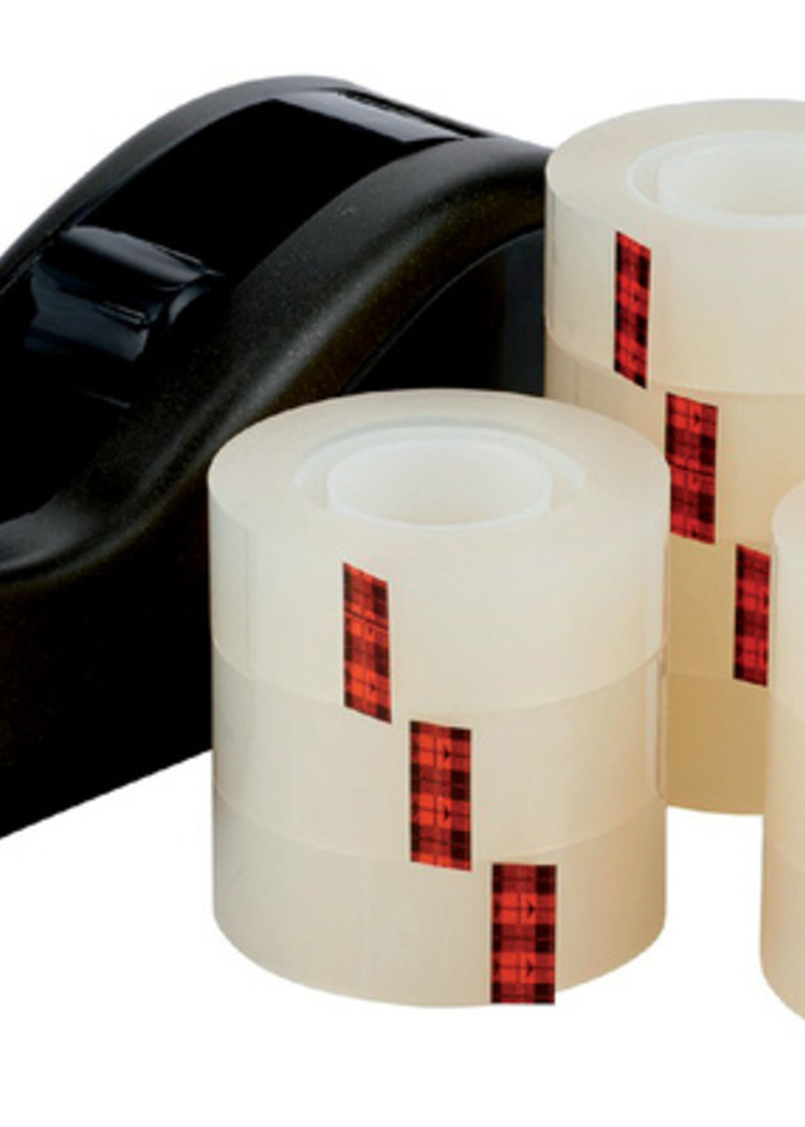 Scotch Plakband Scotch Crystal 600 19mmx33m transparant + gratis C60 houder