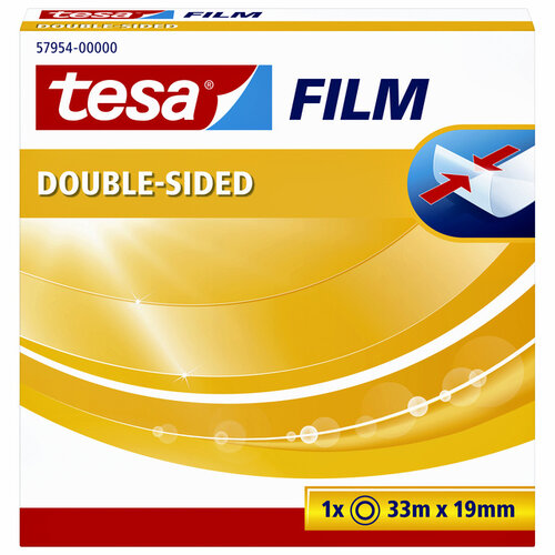 Tesa Dubbelzijdige plakband Tesa film 19mmx33m