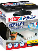 Tesa Plakband Tesa textiel 38mmx2.75m zwart