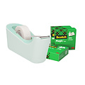 Scotch Dévidoir Scotch C18 + 4 rouleaux Magic Tape 19mmx33m menthe