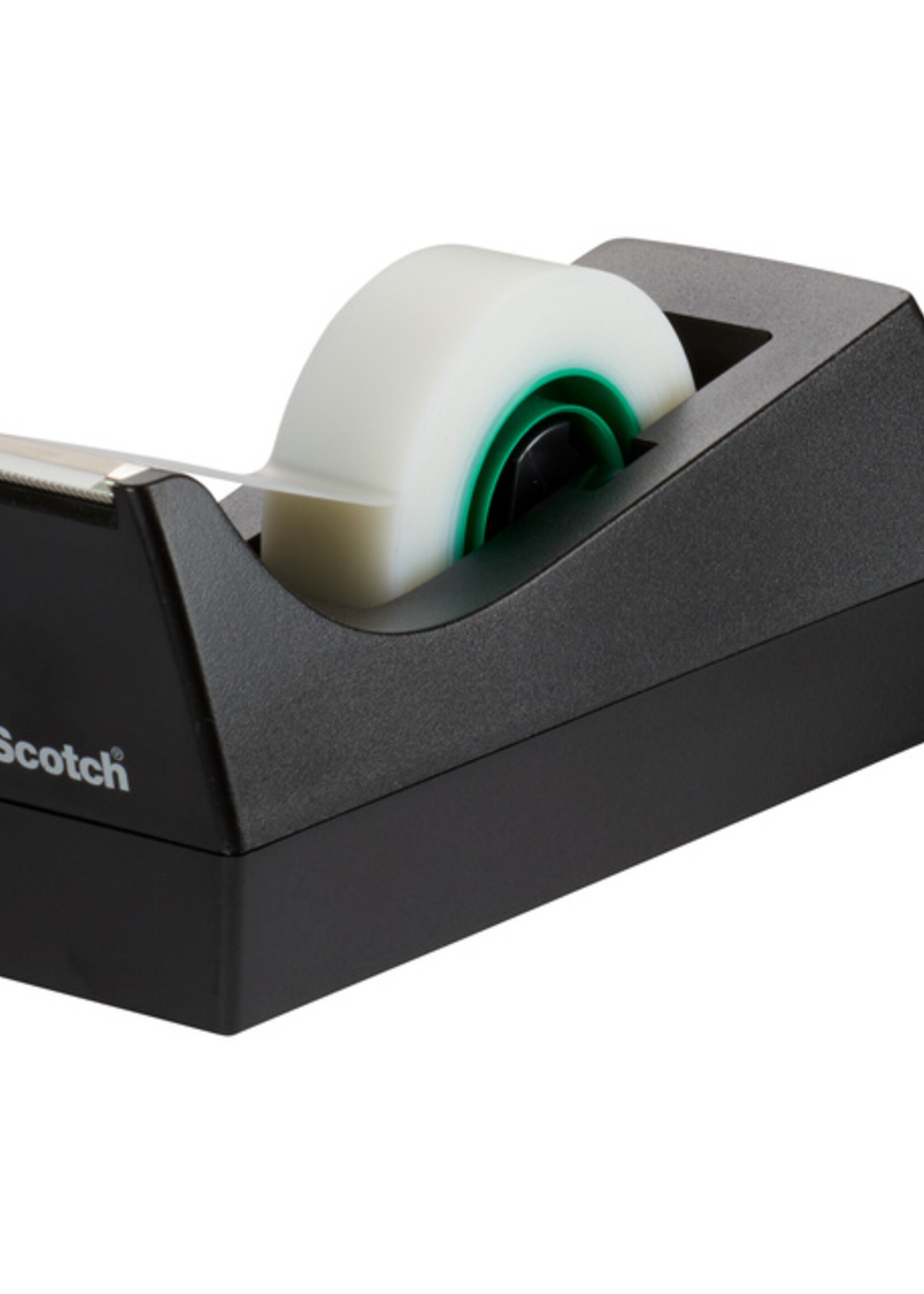 Scotch Plakbandhouder Scotch C38 recycled zwart + 3rol magic tape 900 19mmx33m