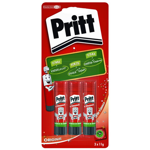 Pritt Lijmstift Pritt 11gr blister à 3 stuks