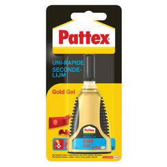 Colle seconde Pattex Gold Gel tube 3g sous blister