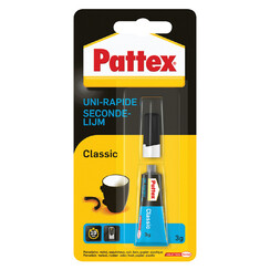 Colle seconde Pattex tube 3g sous blister