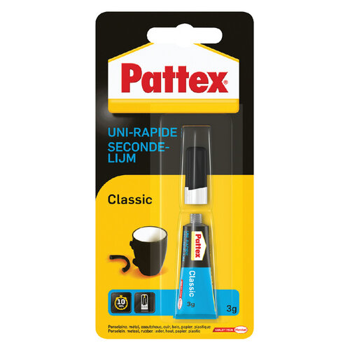 Pattex Colle seconde Pattex tube 3g sous blister