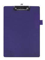 Quantore Porte-bloc Quantore A4 portrait bleu avec pince 100mm + boucle stylo