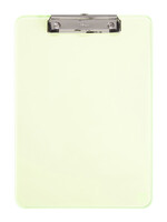 MAUL Porte-bloc MAUL A4 portrait transparent néon jaune