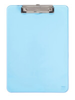 MAUL Porte-bloc MAUL A4 portrait transparent néon bleu