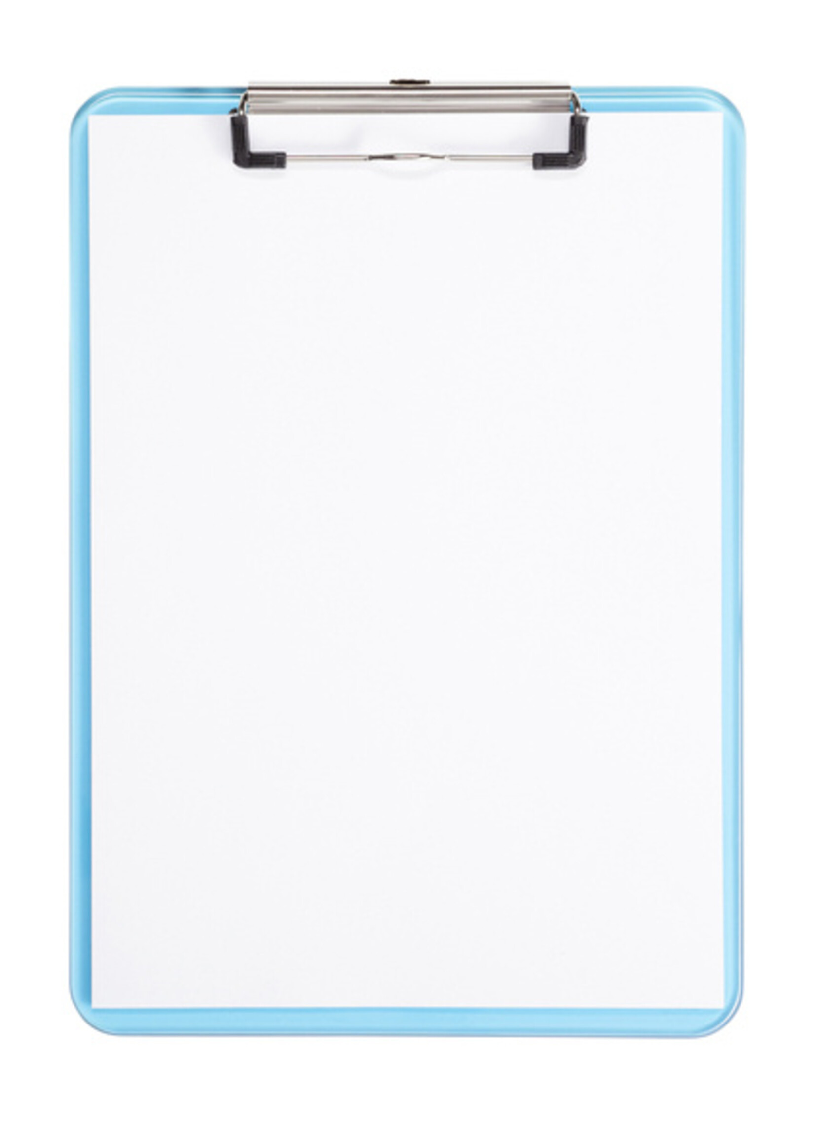 MAUL Klembord MAUL A4 staand transparant neon blauw