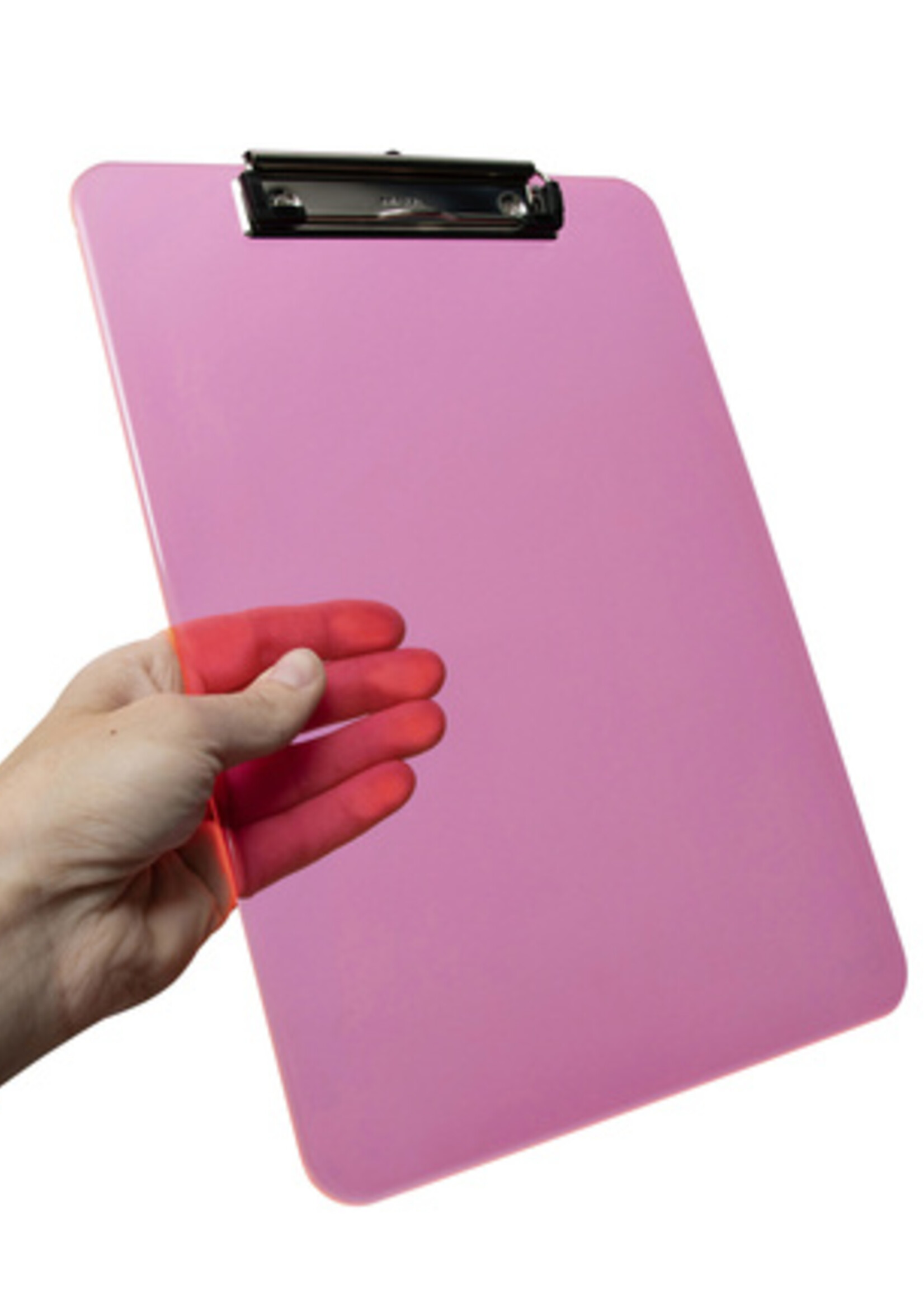 MAUL Porte-bloc MAUL A4 portrait transparent rose