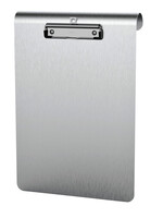 MAUL Porte-bloc MAULmedic A4 portrait pince inox aluminium