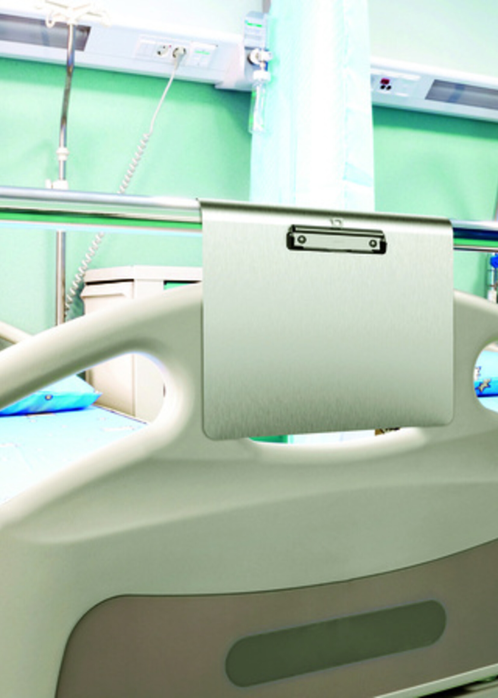 MAUL Klembord MAUL Medic A4 dwars aluminium met RVS klem