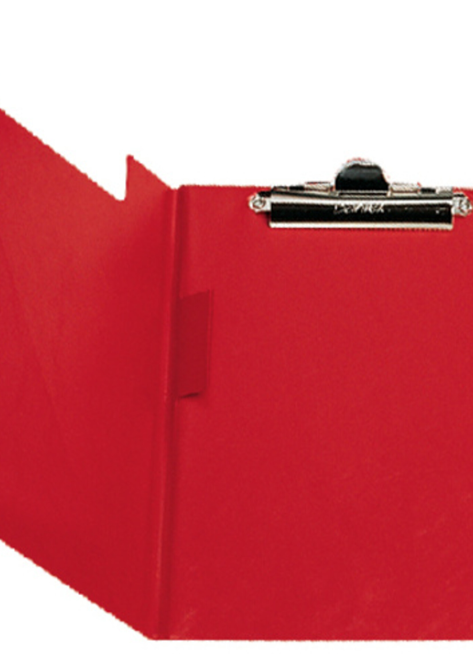 Bantex Porte-bloc à rabat bantex avec pince + boucle-stylo rouge