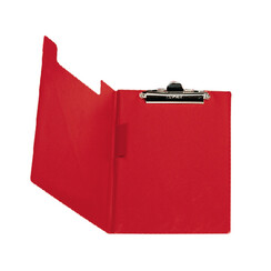 Porte-bloc à rabat bantex avec pince + boucle-stylo rouge