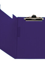 Bantex Porte-bloc à rabat Bantex avec pince + boucle-stylo bleu foncé