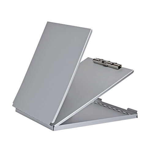 MAUL Porte-bloc avec coffret MAULcase A4 ouverture par le haut aluminium