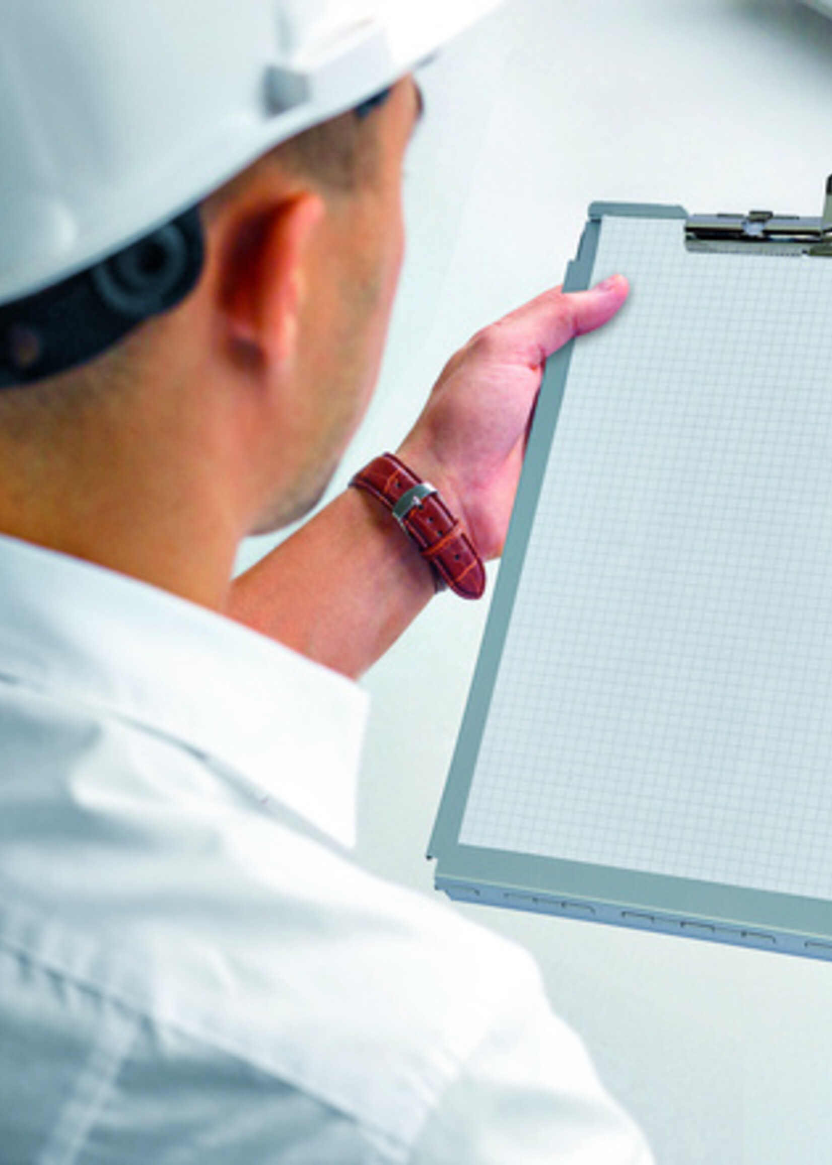 MAUL Porte-bloc avec coffret MAULcase A4 ouverture par le haut aluminium