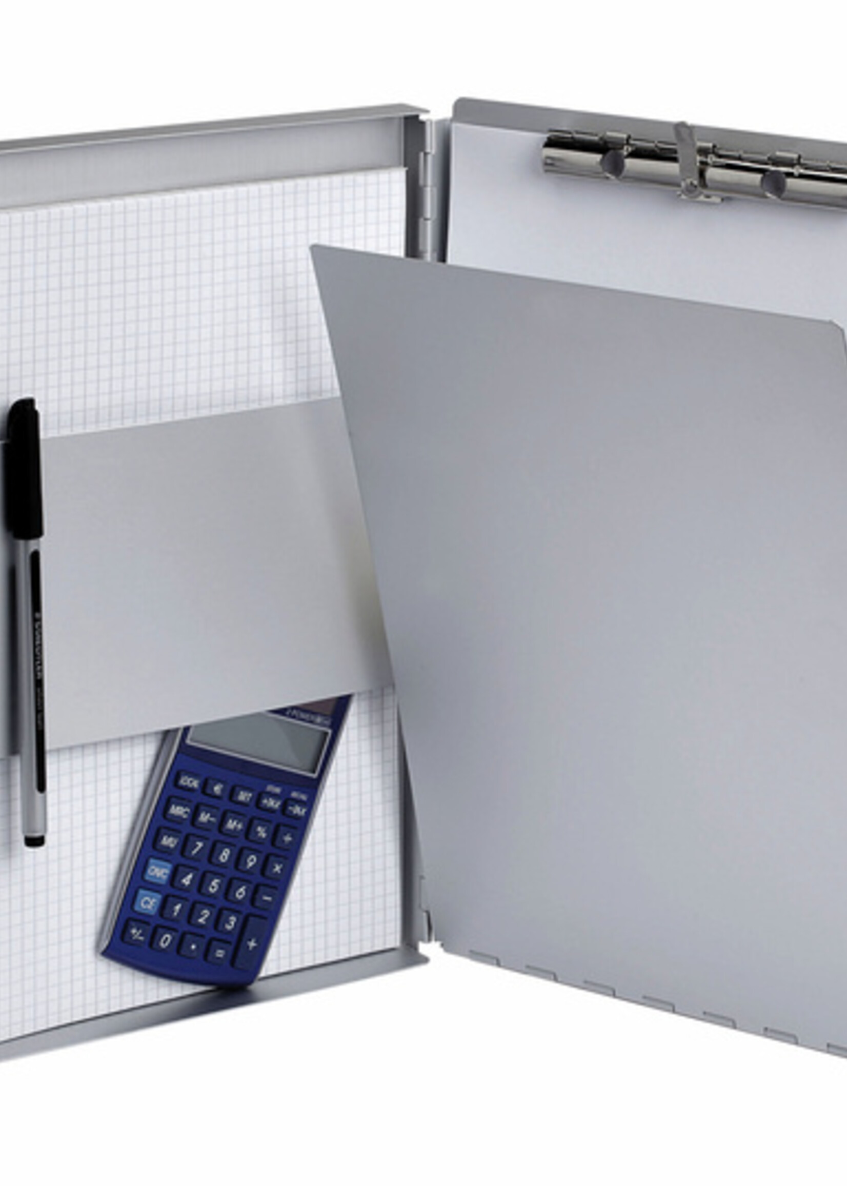 MAUL Porte-bloc avec coffret MAULassist A4 ouverture latérale aluminium