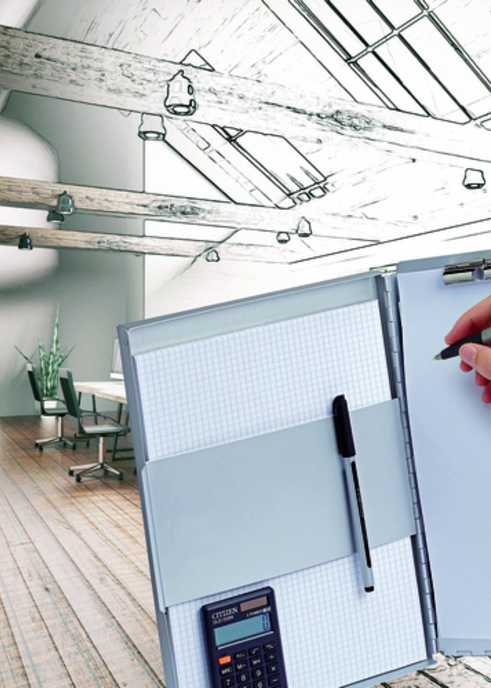 MAUL Porte-bloc avec coffret MAULassist A4 ouverture latérale aluminium