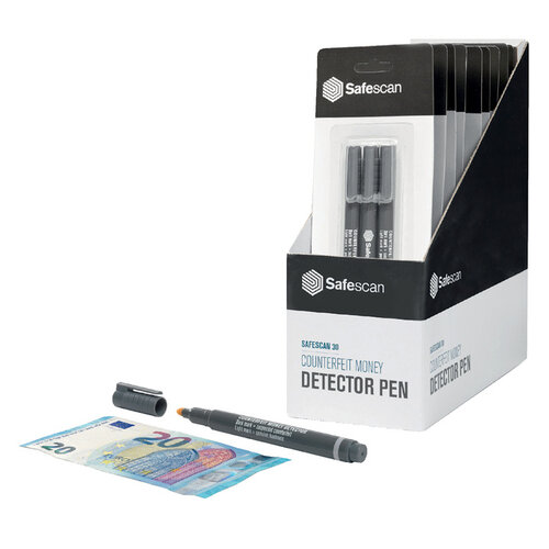 Safescan Stylo-détecteur de faux billets Safescan 30 lot de 3