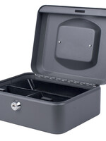 Quantore Caisse à monnaie Quantore 200x160x90mm gris